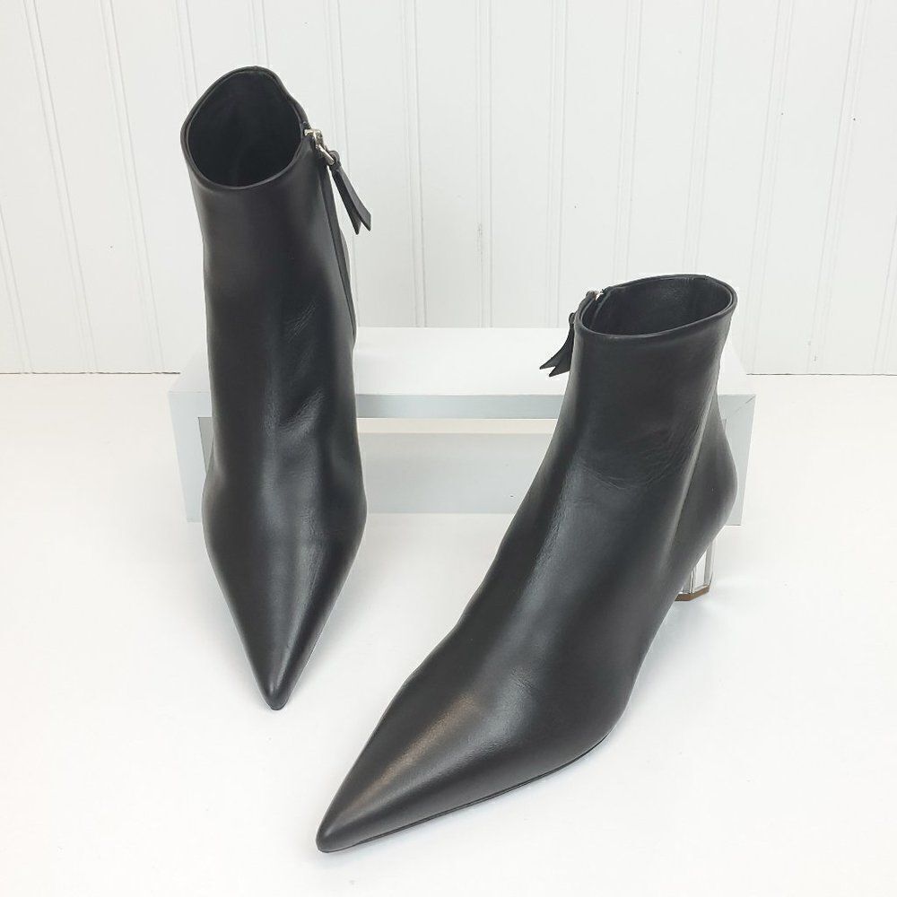 Proenza Schouler Mirrored Facet Heel Pointed Ankle Boots SH-050 - Picture 5 of 16